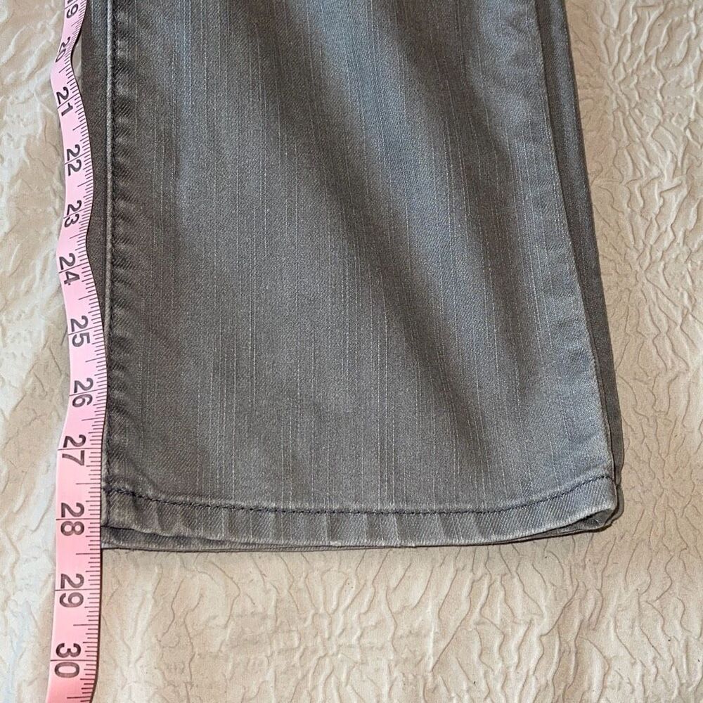 Chico's Platinum Denim Womens Ultimate Fit Stretch Bootcut Jeans Gray Sz 1 (8) - Picture 10 of 11